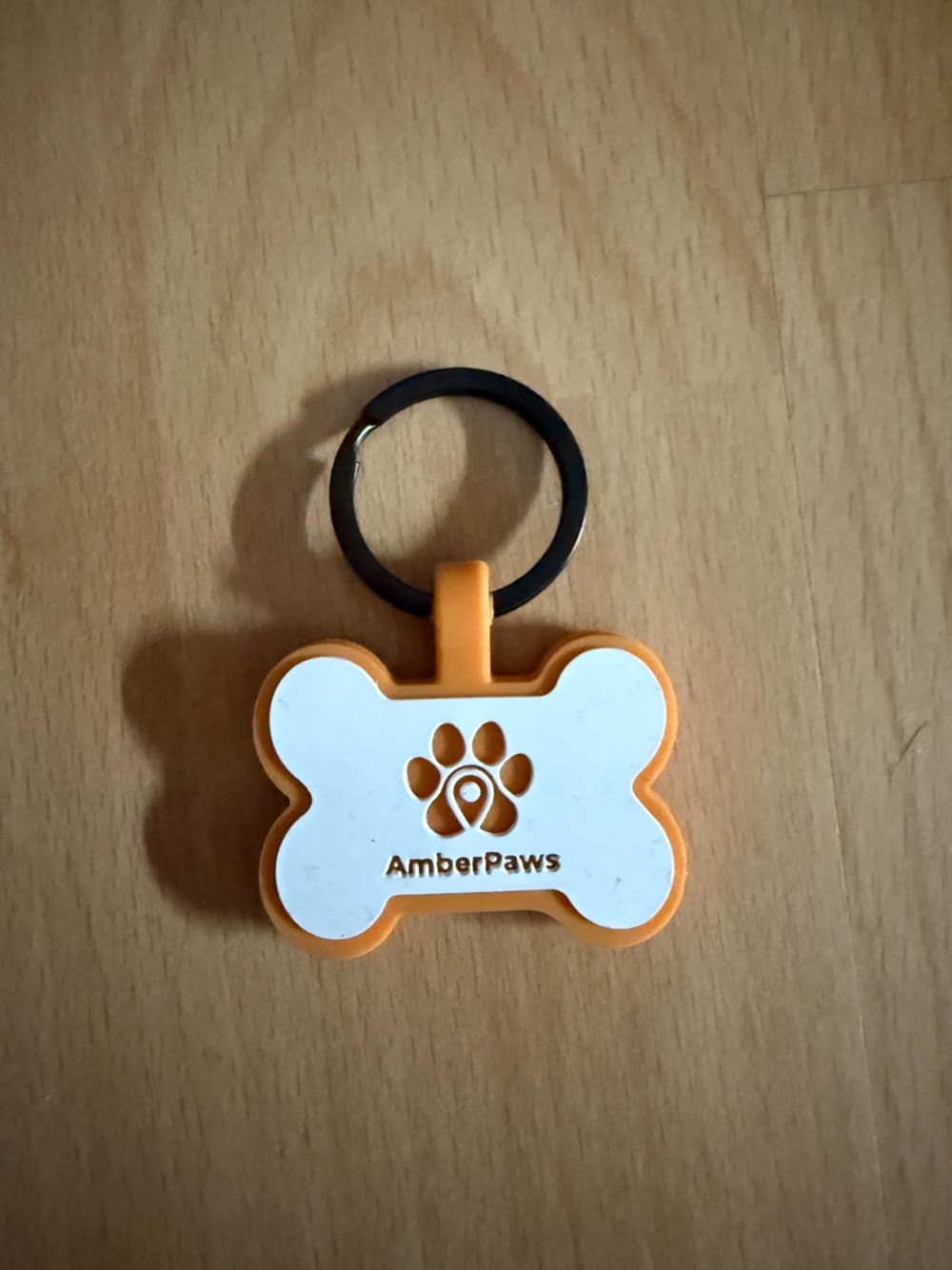 The real AmberPaws SmartQR pendant